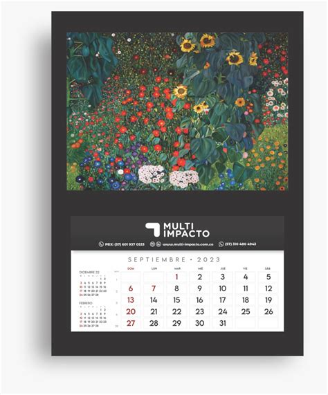 Calendario Arte Decorativo Para Pared 2023 — Multi Impacto