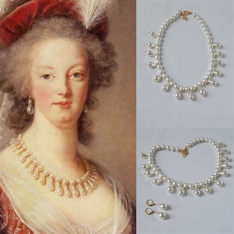 Marie Antoinette Necklace Georgian Pearl Necklace 18th Etsy