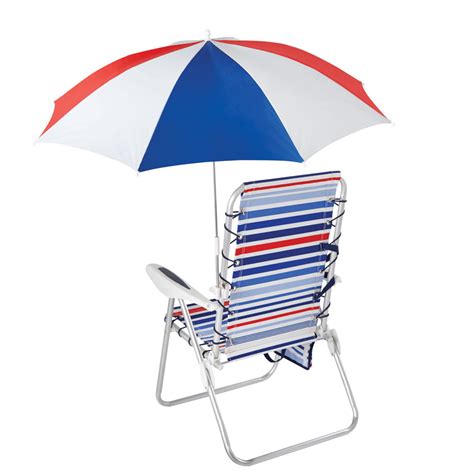 Clip On Umbrella Multi Color Personal Beach Chair Umbrella Universal