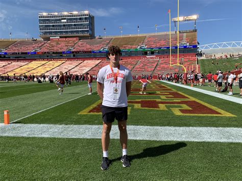 Garrett Sexton On Twitter Had An Amazing Time In Ames Today Thank You Cyclonefb For The Game