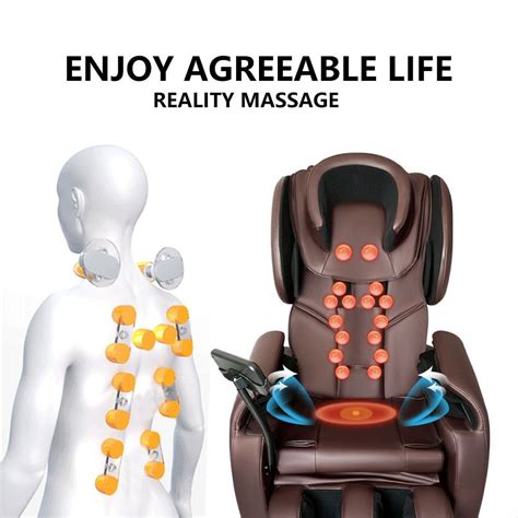 Electric Full Body Massage Shiatsu Chair Recliner Zero Gravity With