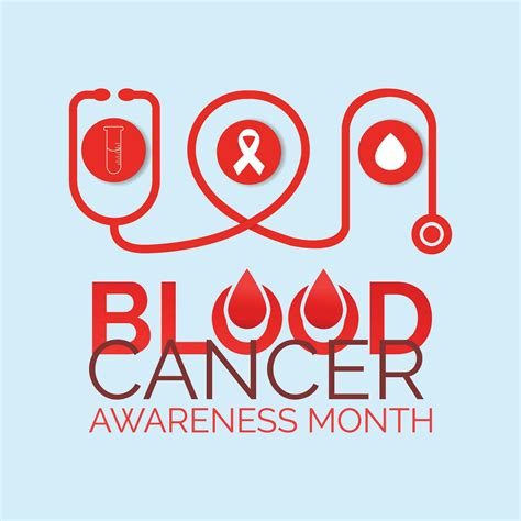 Blood Cancer Awareness Month Banner And Poster Design Vector Art