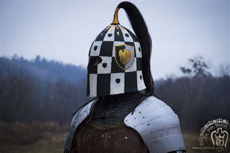Painted Barbute Helm Medieval Helmets Knight Armor Armor