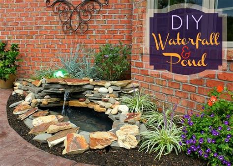 Waterfall pond supply in mt. Faforite Area: Diy landscaping designs jewelsurvey
