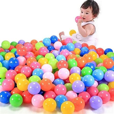 Colorful Ballbeautyvan 100pcs Colorful Ball Fun Ball Soft Plastic