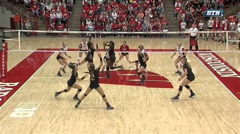 Purdue At Wisconsin Womens Volleyball Highlights Youtube