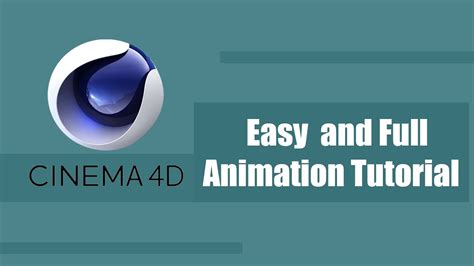 Cinema 4d Easy And Full Animation Tutorial 2020 Youtube