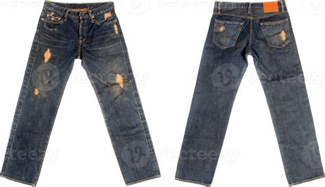 Jeans Front And Back Isolated 10135590 Png