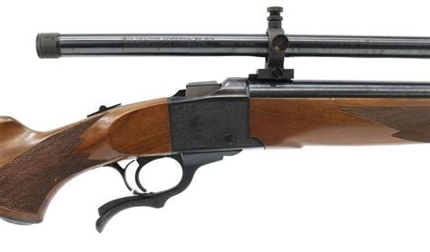 Sold At Auction Cased Ruger No 1 Lyman Rifle 45 70 Cal 34 Scope