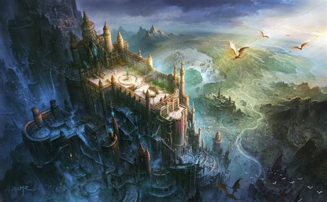 Select your favorite images and download them for use as wallpaper for your desktop or phone. Fantasy Castle Landscape Wallpaper | Wallpapers Style