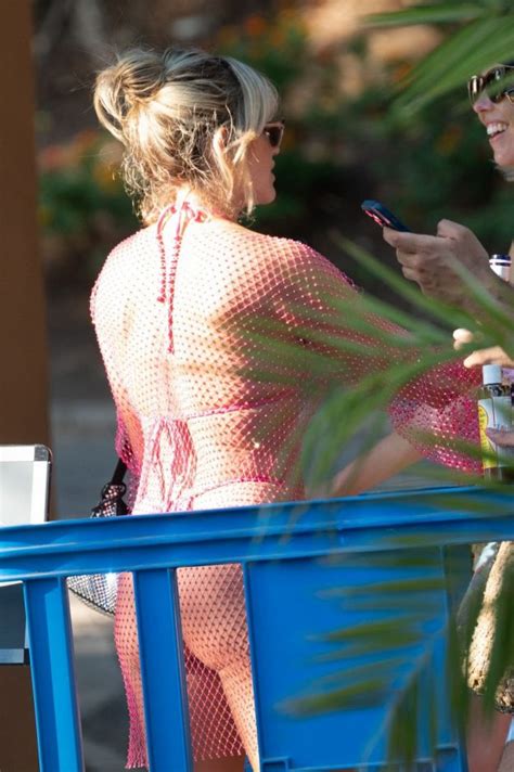 Ashley Roberts Flaunts Sher Sexy Ass In Tiny Pink Bikini Panties 16 Photos The Fappening