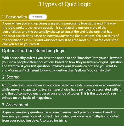 How To Make The Logic For Your Personality Quiz Interact Blog