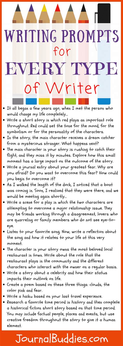 30 Writing Prompts For Every Type Of Writer