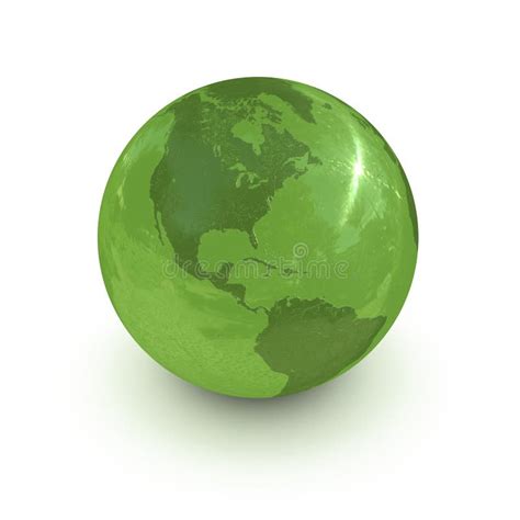 Green Globe Stock Vector Illustration Of International 7548133