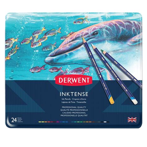 Derwent Inktense Water Soluble Pencil Set Of 24 20306263 HSN