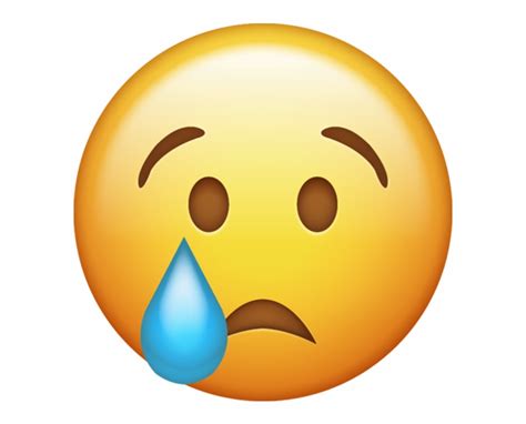 Large Sad Face Emoji