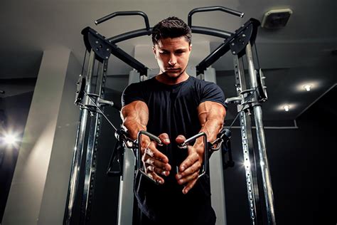 use the cable chest press to build a bigger and stronger chest