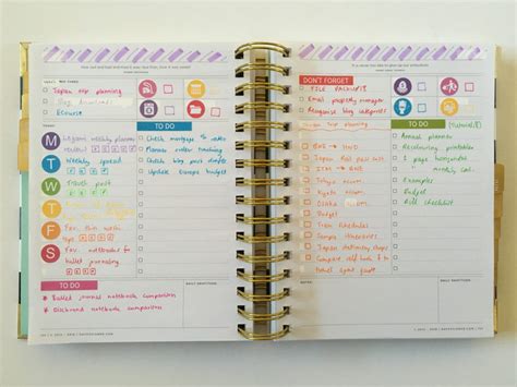Converting The Day Designer Daily Into A Weekly Planner