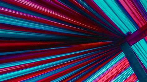 Download Wallpaper 1920x1080 Lines Colorful Neon Lights