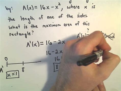 Let us now take a deep look into the formula. Calculus Optimization : Largest Area of a Rectangle Under ...