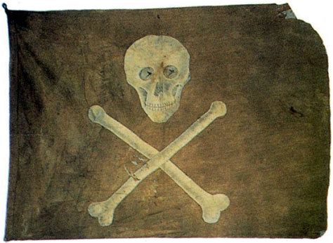 Barbary Pirate Flag In The Aland Museum Finland Believed To Be Early