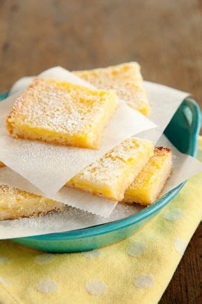 Mix all of the shortbread crust ingredients together, then press firmly into a 9×13 inch baking pan. Simply Sweet & Tart Easy Lemon Bars Recipe - Paula Deen ...