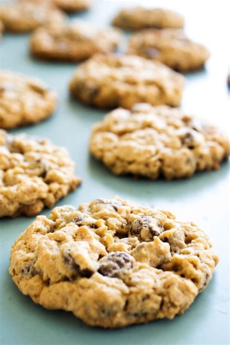 Chewy Oatmeal Peanut Butter Chocolate Chip Cookies A Dash Of Sanity