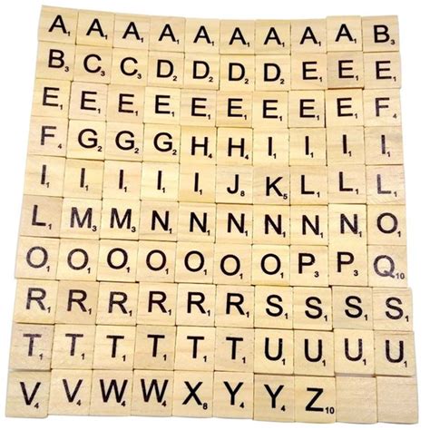 Ich zeige dir das komplette alphabet mit großartigen detailaufnahmen von jedem buchstaben. 100 Wooden Scrabble Tiles Black Letters Numbers For Crafts ...