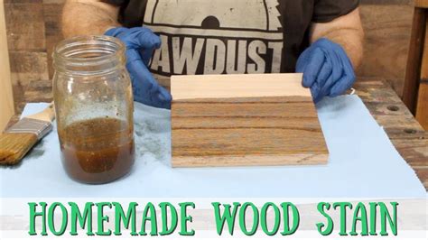 Homemade Wood Stain Youtube