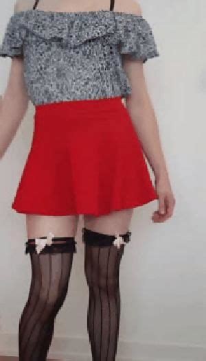 Short Skirts Are Perfect For Flashing My Butt Shemale 7