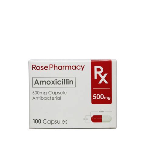 Buy Rx Rose Pharma Amoxicillin 500 Mg Capsule Online Southstar Drug