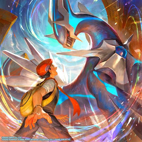 Epic New Artwork Of Lucas And Dialga Unveiled For Pokémon Masters Ex