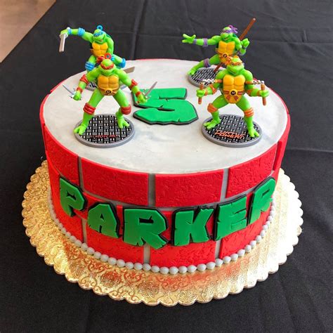 Teenage Mutant Ninja Turtles Birthday Cake