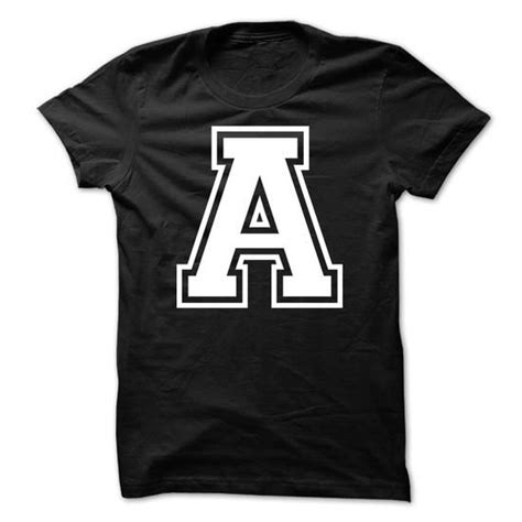 Letter A Tshirt Name Initials Design T Shirts Hoodie Custom Tee Shirts Custom Tee Shirts