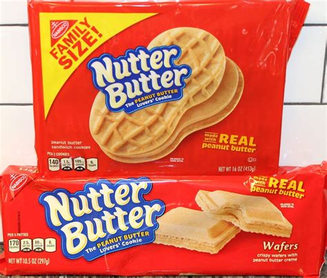 Find many great new & used options and get the best deals for nabisco nutter butter cookies (1.9 oz. Nabisco Nutter Butter Peanut Butter Cookies & Wafers Review (With images) | Nutter butter ...