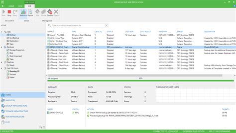 Veeam Rman Backup Plug In For Oracle Databases Domalab