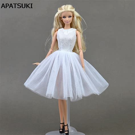 White 16 Doll Accessories For Barbie Doll Clothes Costume Ballet Dress