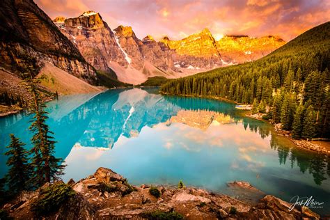 Moraine Lake Banff National Park Alberta Josh Meier Photography