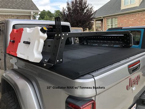 Gladiator Max 10 High Aluminum Tonneau Compatible Bed Rack Fits 2019