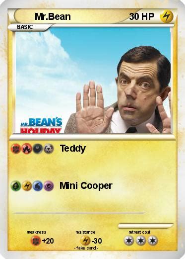 Pokémon Mr Bean 309 309 Teddy My Pokemon Card
