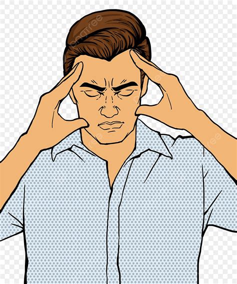 Headache Man Png Vector Psd And Clipart With Transparent Background