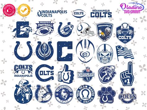Indianapolis Colts Logo Svg Cricut Nfl Design Vector Png Dxf