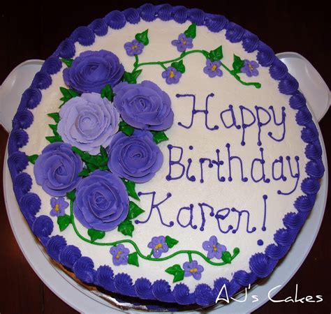 Happy Birthday Karen Cake Images Wiki Cakes