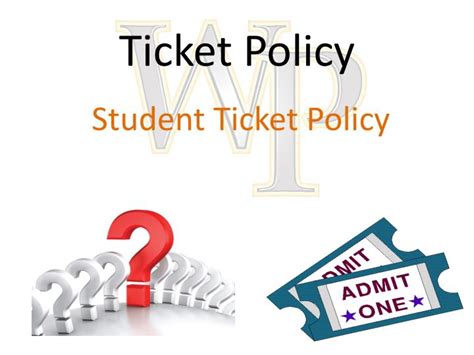 Ppt Ticket Policy Powerpoint Presentation Free Download Id2035628