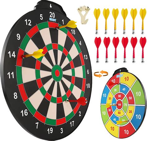 Darts And Accessories 18 Dart Board Magnetic Double Sided Roll Adults