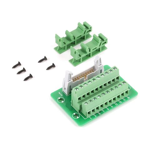 1 Pcs 20pin Male Header Breakout Board Terminal Block Connector Plc