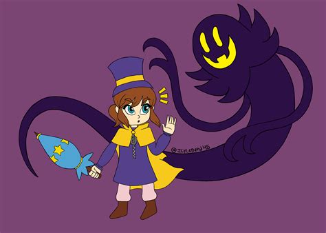 Hat Kid And The Snatcher A Drawing I Was Working On Rahatintime