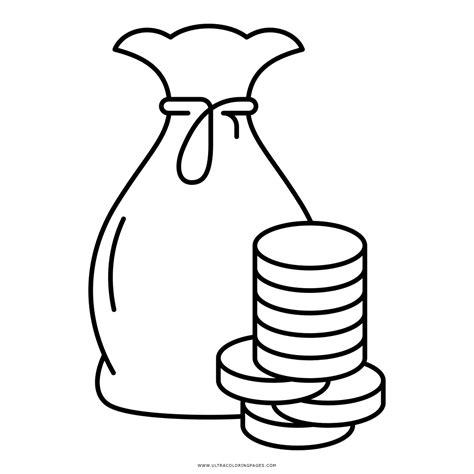 Dibujo De Bolsa De Dinero Para Colorear Ultra Coloring Pages