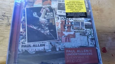 Everywhere At Once By Paul Allen The Underthinkers Cd For Sale Online Ebay