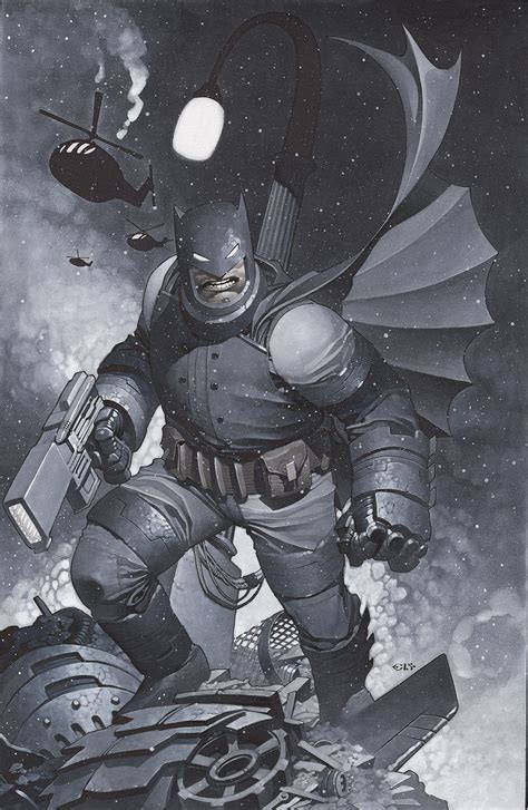 Cool Dark Knight Returns Fan Art By Chris Stevens Illustrational